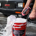 Jay Leno's Garage Car Detailing Kit with Bucket – Essential Car Cleaning Kit, Sprays, Liquids, Microfiber Towels, Applicators and Wash Mitt, All-in-One Car Detailing Kits for Interior & Exterior Care