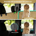 F-color SUV Cargo Liner for Dogs - Waterproof Pet Cargo Liner with Side Flaps, Comfort Dog Cargo Cover with Bumper Flap, Scratchproof Non-Slip Large for Full-Size SUVs Vans, 55 x 93 Inch, Khaki