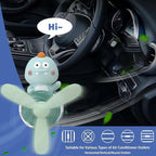 Pilot Car Air Freshener, Cute Dino Car Vent Clip Air Freshener with 4 Fragrant Tablets Automotive Air Outlet Fan Diffuser, Automotive Interiors Vent Decoration (Pilot Dino)