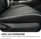 Lolcar Rav4 Seat Covers Custom Fit for Toyota Rav4 (for Hybrid) 2019-2025 LE,XLE,XLE Premium,Limited,Woodland Edition, Leather Truck Seat Cover Full Set for SUV,Faux Leather (Black Gray Grid)