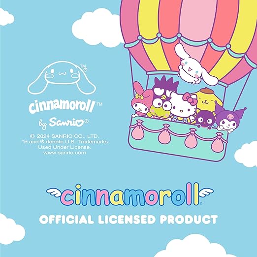 Carbella Hello Kitty Car Air Freshener – Cute and Long-Lasting Cinnamoroll Air Freshener for Car, Easy Clip-On Hello Kitty Car Accessories, Odor Eliminator, Fun Scents, 30 Days Freshness, White/Blue
