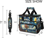 Cooler Bag Insulated Picnic Bag Large Lunch Box Reusable Tote Bag Soft Sided Portable Beach Cooler Grocery Camping