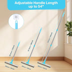 3 PCS Carpet Rake for Pet Hair Removal, Reusable Pet Hair Carpet Rake with 54” Adjustable Long Handle, Pet Hair Remover Scraper Rake Carpet,Dog Hair Broom for Rugs,Mats,Couch and Furniture.