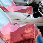 1 Pack Car Seat Towel Covers with Storage Bag 63 x 32 Inch Athletic Running Towel Seat Sweat Washable Non Slip Cover Gift for Car Outdoor Sport Activities (Grand Canyon)