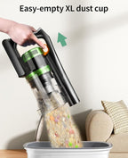 SunSare Cordless Vacuum Cleaner, 650W 55KPA 70Mins Vacuum Cleaners for Home, Stick Vacuum with Aromatherapy, Anti-Tangle Brush, Anti-Tangle Wireless Vacumm for Home/Pet Hair/Carpets/Floors