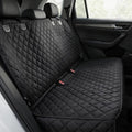 Waterproof Dog Car Seat Cover with Belt for Back Seat - Washable Pet Protector Accessories for Cars, Trucks, SUVs, and Bench Seats - Auto Backseat Hammock for Small & Large Dogs