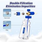 REALYOU Foam Cannon, Foam Cannon for Pressure Washer with 1/4 Inch Quick Connector, Additional 1.1mm Orifice Nozzle and 1L Bottle