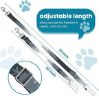 Adjustable pet cat and Dog car seat Belt，The Lanyard is Flexible and Adjustable from 20 to 33 inches (deforestation)