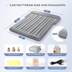 Coverado SUV Air Mattress with Wireless Built-in Pump & Pillows, Durable Thickened 300D Oxford Fabric Car Air Bed for Camping, Quick Easy Set-Up, Universal Air Mattress for SUVs, Minivans