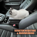 For Honda CRV 2026 2025 2024 2023 Center Console Cover - Vegan Leather Soft Armrest Protector for Honda CR-V LX EX Sport Hybrid EX-L Sport Touring Hybrid Accessories 2023-2025 2026 (Gray Stitches)