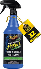 Meguiar's Extreme Marine Vinyl and Rubber Protectant M180132, Premium RV and Marine Vinyl Protectant, Convenient and Easy-to-Use Spray, Provides Long-Lasting UV Protection, 32 Oz Spray