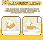 H HOMEWINS Travel Pillow for Kids,Toddler Neck Pillow Cute Animal Neck Head Chin Support Travel Accessories for Airplane, Car, Train,Recline(Cute Tiger)