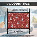 Snowflake Snowman Car Roof Storage Bag Car Seat Back Hanging Bag All Car Storage Organizers One-Size-Fits Tidy Pouch Pocket Storage for Small Items