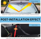 Six Piece Car Window Glass Sunshade Kit, Reflective Interior Privacy Protection Sunscreen Heat Shield, Modification Replacement Parts, Universal for Most Cars, Trucks, SUVs (Silver)
