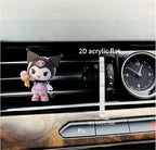 4 Pcs Cute Cartoon Car Air Vent Clip Decorations – Kawaii Car Air Fresheners, Interior Accessories for Women and Men – Cute Car Dashboard Decor, Personalized Gift