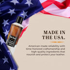 Hide Bracer Leather Cleaner and Conditioner 8 Fl oz | Cleans, Conditions, Protects | Prevents Drying, Cracking & UV Fading of Finished Leather, Furniture, Car Seats, Saddles & Purses