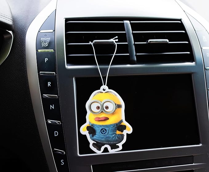 Despicable Me Minions Banana-Scented Air Fresheners | Long-Lasting Fragrance, Odor Eliminator For Room, Car, Office