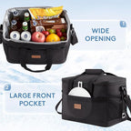 Lifewit Cooler Bag 30/50/60 Cans Collapsible and Insulated Large Lunch Bag Leakproof Soft Cooler Portable Tote for Camping/BBQ/Family Outdoor Activities