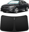 INSAUTO Custom Fit Windshield Sun Shade Accessories for Kia Optima 2016-2020, Foldable Front Window Sunshade, UV & Heat Reflector, Keeps Interior Cool, Includes Storage Bag