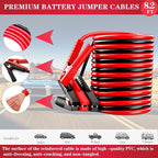Emergency Roadside Kit for Car,Emergency Kits for Vehicles,Jumper Cables headlamps car Glasses Holder,Roadside Emergency Kit Women Men