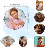 Custom Crystals Car Air Vent Clip with Photo Personalized Picture Car Air Freshener Clips Interior Car Accessories Decoration for Men Women