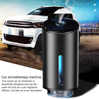 Smart Car Air Freshener, Aromatizante para Carro, Intelligent Car Aroma Diffuser for Essential Oil with 2 Modes, Rechargeable Smart Car Air Freshener Diffuser (with 3 Lemon Essential Oil)