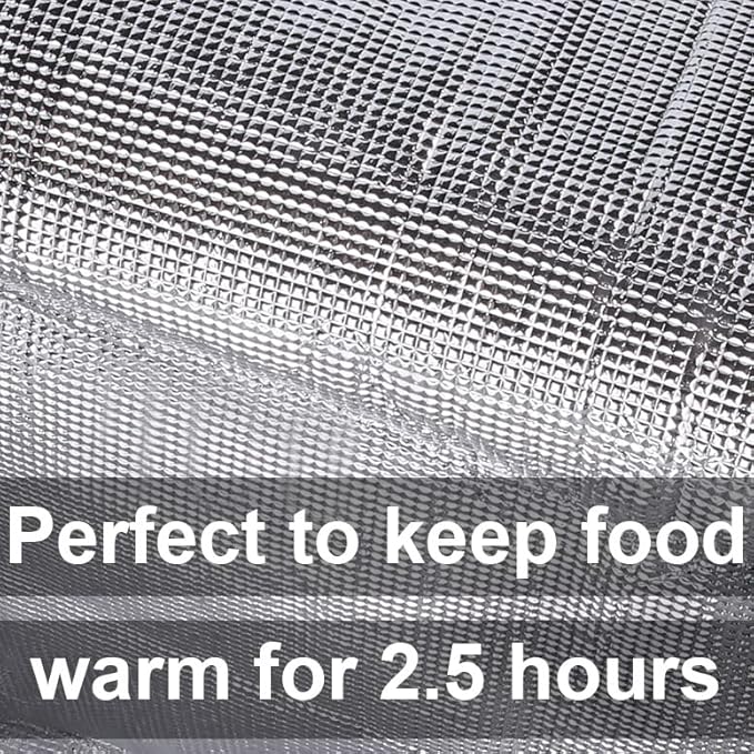 Musbus 1 PACK Purple Extra Large XXXL Insulated Food Delivery Bag Cooler for DoorDash - Keep Food Warm, Catering Shopper Hot