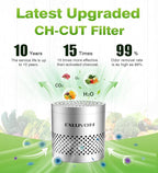 Fridge Deodorizer, Lasts for 10 Years Refrigerator Deodorizer Odor Eliminator,Travel Size Air Purifiers, More Effective Than Baking Soda Bamboo Charcoal Air Purifying Bag, Silver