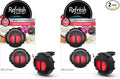 Refresh Your Car Air Freshener, Odor Eliminator, Set of 2 Mini Car Oil Diffusers, Hawaiin Sunrise Scent, Refresh Your Car (Pack of 2)