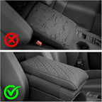 Civic Center Console Cover/Pad Fit 2022 2023 2024 2025 2026,Faux Leather Honda Civic Armrest mat,Posture Improving Support Cushion,Protector Console,Waterproof, Wear-Resistant,Flame-Retardant