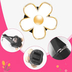 Acantha Car Vent Clips Women Car Decorations Lavender Air Freshener Accessories Daisy Flower Auto Air Conditioning Outlet Clip 6-Pack ﻿- White Pink