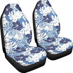 Car Seat Covers 2 Pcs Soft Comfortable Auto Front High Back Seat Protector Covers Automobile Interior Decor Accessories, Universal(Classic Tropical Flowers 59)
