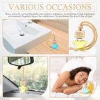 36 Pcs Star Shaped Car Fragrance Diffuser Bottle Bulk - Appreciation Gifts Set Hanging Glass Diffusers with Inspirational Message for Coworker Teacher Staff Thank You Gift (Sometimes)