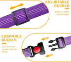 2-Pack Dog Car Seat Belt, 3-in-1 Headrest-Mounted Dog Seatbelt for Car, Adjustable Nylon Pet Safety Leash with Elastic Buffer & Reflective Stitching, Durable Car Harness for Dogs Fits Most Vehicles
