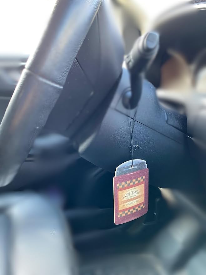 Candleberry Hot Maple Toddy Car Freshener X3