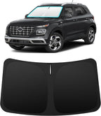 INSAUTO Custom Fit Windshield Sun Shade Accessories for Hyundai Venue 2020-2026, Foldable Front Window Sunshade, UV & Heat Reflector, Keeps Interior Cool, Includes Storage Bag