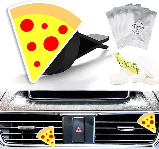 Cute Car Air Freshener Clips Taco Car Vent Clips Taco Cars Scents Cologne Air Conditioner Clip Auto Vent Interior Decoration Cars Accessories Tacos Gifts for Men Women,Friends
