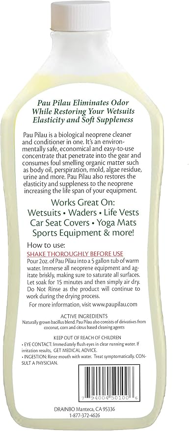 Pau Pilau Wet Suit Cleaner, 1-Gallon - 901103 , White