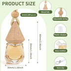 Car Air Freshener Diffuser 2 Pack Hanging Air Freshener Diffuser - Citrus&Jasmine Cedar Breeze Scent Car Fresheners 120 days Long Lasting Vent Clip 0.27 oz Each Air Fresheners Gifts for Women Birthday