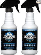 NOK OUT Odor Remover, Pet Deodorizer and Cleaning Spray, Made in the USA, 16 Fluid Ounce Spray, 2-Pack