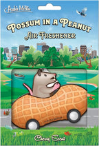 Archie McPhee Possum in a Peanut Air Freshener by Accoutrements Car Hanging Accessory - Pack of 2, Beige