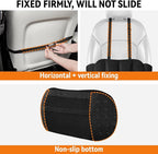 Lumbar Support Pillow for Car,Back Support for Car Seat Cushion,Adjustable Straps Securely Fixed Car Lumbar Support Pillow for Office Chair (Beige)