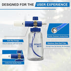 Foam Cannon Pro, Wide Mouth Soap Cannon for Power Washer, Car Wash High Pressure Snow Foam Cannon Lance for Detailing, 1/4" Quick Connector