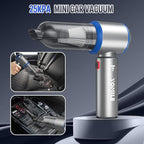 Mini Vacuum Cleaner, 2 in 1 27000PA Brushless Car Vacuum &250000RPM Air Duster 9000mAh Battery Air Blower Wireless Handheld Vacuum for Car,Office and Home (25Kpa)