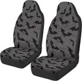 Halloween Bat Car Front Seat Covers Breathable Car Seat Covers Front Seats Only Stretch Polyester Fabric Cover Easy to Install Universal Fit for Most Vehicle