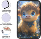Dreaweet Center Console Cover Cute Highland Cow Car Accessories for Women Girly Universal Car Armrest Cover for Truck SUV Sedan,Soft Comfy Car Arm Rest Cover Pad