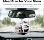 50PCS Custom Logo Bulk Car Air Fresheners, Wholesale Custom Double-Sided Car Air Fresheners with Photo Text Logo, Suitable for Truck and Car Drivers, as Well as Business Logos (50 Rount)