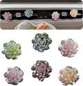6Pcs Car Air Freshener Cute Colorful Small Flower Air Vent Clips Interior Decoration Charm Accessories for Women Girl