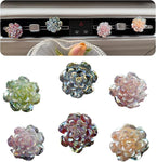 6Pcs Car Air Freshener Cute Colorful Small Flower Air Vent Clips Interior Decoration Charm Accessories for Women Girl