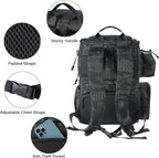 MATEIN Fishing Backpack, Water Resistant Tackle Storage Bag with Rod Holders & Cooler, Fishing Gifts for Men